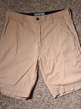 Tan cargo shorts